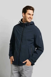 Langjacke mit abnehmbarer Kapuze