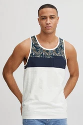 !Solid Tanktop SDFlo Blau/Hellblau/Weiß/Beige