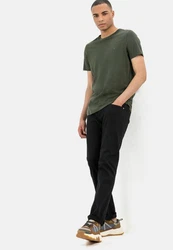 camel active Regular-fit Jeans Relaxed Fit Jeans Schwarz