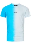 Indicode T-Shirt INGibs Hellblau/Blau
