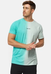 Indicode T-Shirt INGibs Grün/Hellgrün/Türkis/Hellblau