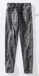 Buffalo Schlupfjeans elastische Joggpants schwarz/moonwashed