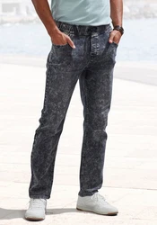Buffalo Schlupfjeans elastische Joggpants schwarz/moonwashed