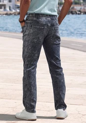 Buffalo Schlupfjeans elastische Joggpants schwarz/moonwashed