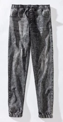 Buffalo Schlupfjeans elastische Joggpants schwarz/moonwashed