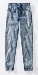 Buffalo Schlupfjeans elastische Joggpants blau/moonwashed