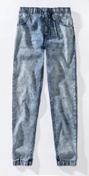 Buffalo Schlupfjeans elastische Joggpants blau/moonwashed