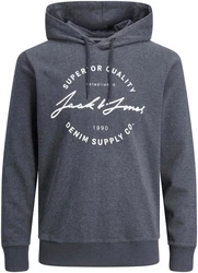 Jack & Jones Kapuzensweatshirt JJACE SWEAT HOOD Dunkelblau/Dunkelgrau/Grau/Orange/Rosa