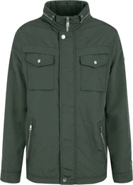 Fieldjacket mit Stehkragen und verstaubarer Kapuze