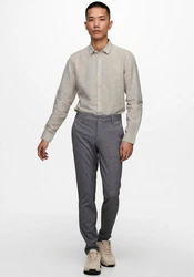 ONLY & SONS Langarmhemd ONSCaiden (1-tlg) beige