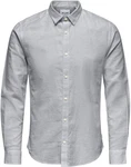 ONLY & SONS Langarmhemd ONSCaiden (1-tlg) Grau/Weiß/Dunkelblau/Blau