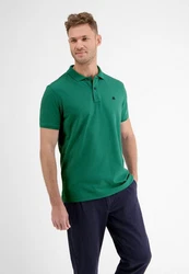 LERROS Poloshirt Klassischer Polostyle Grün/Türkis
