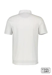 LERROS Poloshirt Klassischer Polostyle Creme/Grau/Weiß/Khaki