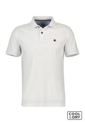 LERROS Poloshirt Klassischer Polostyle Creme/Grau/Weiß/Khaki
