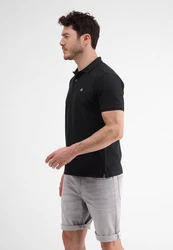 LERROS Poloshirt Klassischer Polostyle Schwarz/Grau/Dunkelgrau