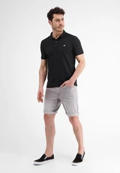 LERROS Poloshirt Klassischer Polostyle Schwarz/Grau/Dunkelgrau
