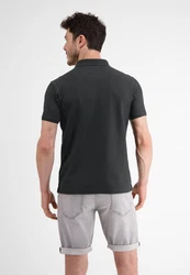 LERROS Poloshirt Klassischer Polostyle Schwarz/Grau/Dunkelgrau