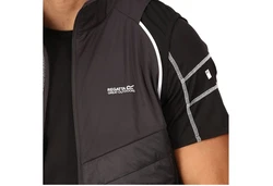 Regatta Funktionsjacke Steren Hybrid Schwarz/Rot/Orange