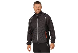 Regatta Funktionsjacke Steren Hybrid Schwarz/Rot/Orange