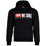 Diesel Herren Kapuzenpullover S-GINN HOOD-DIV Hoodie Schwarz