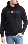 JACK & JONES Herren Hoodie mit Kapuze mit Logo Rosa/Schwarz/Hellblau/Braun