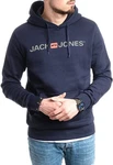 JACK & JONES Herren Hoodie mit Kapuze mit Logo Dunkelblau
