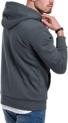 JACK & JONES Herren Hoodie mit Kapuze mit Logo Schwarz/Dunkelblau/Dunkelgrau/Dunkelgrün/Lila/Grau
