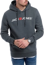 Hoodie mit Kngurutasche, mit Kapuze, mit Logodruck