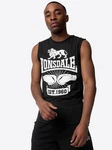 Lonsdale T-Shirt Cleator Schwarz/Rot/Dunkelgrau