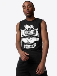 Lonsdale T-Shirt Cleator Schwarz/Rot/Dunkelgrau