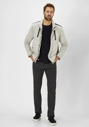 Redpoint Blouson BOOKER Modern Fit Grau/Hellgrau/Schwarz/Weiß/Khaki