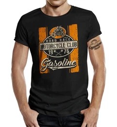 T-Shirt im Biker Racer Motorrad Design: Motorcycle Club