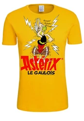 LOGOSHIRT T-Shirt Asterix Le Gaulois Gelb