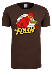 LOGOSHIRT T-Shirt The Fastest Man Alive Weiß/Dunkelrot/Rot