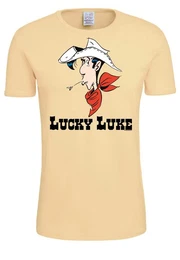 T-Shirt Lucky Luke Portrait mit Lucky Luke-Print