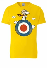 T-Shirt Peanuts - Snoopy Pilot mit lizenziertem Print
