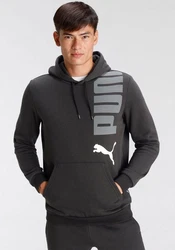 PUMA Kapuzensweatshirt Dunkelgrau/Grau/Schwarz