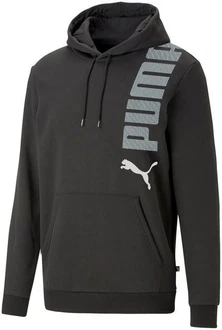 PUMA Kapuzensweatshirt Dunkelgrau/Grau/Schwarz