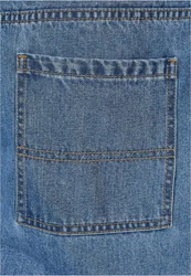 URBAN CLASSICS Herren 90s Jeans Blau/Hellblau