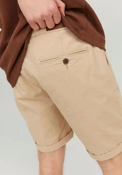 Jack & Jones Chinoshorts Fury beige/weiß