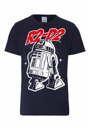 LOGOSHIRT T-Shirt R2-D2 Dunkelblau/Grün/Lila/Rot/Dunkelrot