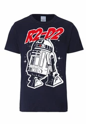 LOGOSHIRT T-Shirt R2-D2 Dunkelblau/Grün/Lila/Rot/Dunkelrot