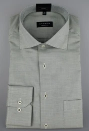 Klassische Bluse COMFORT FIT Langarm Hemd grn kleinkariert 8231-47-E15K