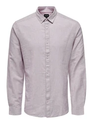 ONLY & SONS Langarmhemd ONSCAIDEN (5009) Lavendel