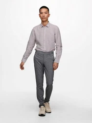ONLY & SONS Langarmhemd ONSCAIDEN (5009) Lavendel