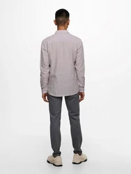 ONLY & SONS Langarmhemd ONSCAIDEN (5009) Lavendel
