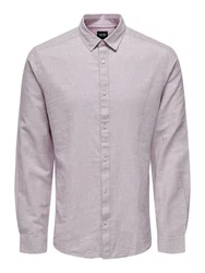 ONLY & SONS Langarmhemd ONSCAIDEN (5009) Lavendel