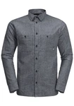 Jack Wolfskin Funktionshemd SANDROUTE SHIRT Dunkelblau/Dunkelgrau/Hellgrau/Grau/Schwarz