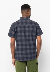 Jack Wolfskin Funktionshemd HIGHLANDS SHIRT Dunkelblau/Blau/Schwarz/Hellblau/Grau