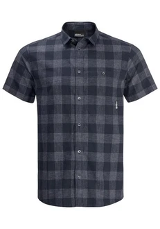 Jack Wolfskin Funktionshemd HIGHLANDS SHIRT Dunkelblau/Blau/Schwarz/Hellblau/Grau